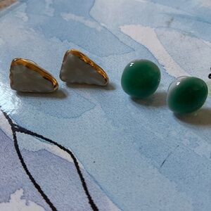 Handmade post earrings